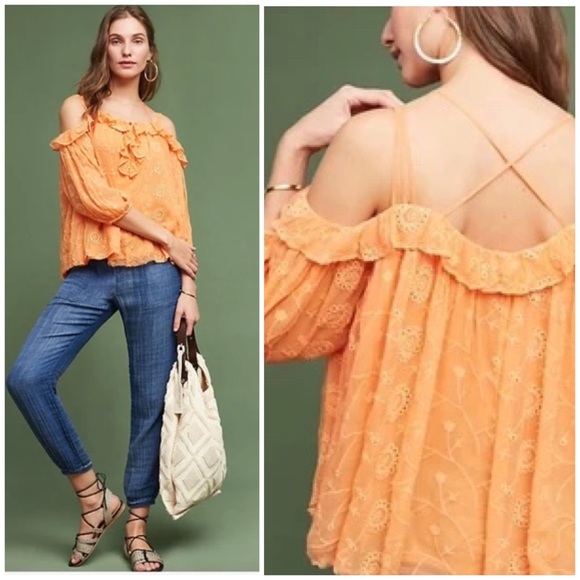 Anthropologie Tops - Anthropologie Floreat Maryana Blouse Size Small